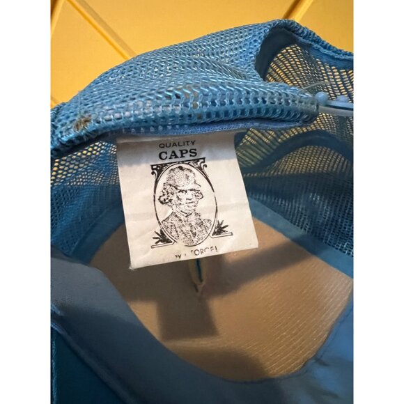 Vintage Ferrum College Tropical Marine Ecology Blue Trucker Hat M3 - Picture 4 of 4